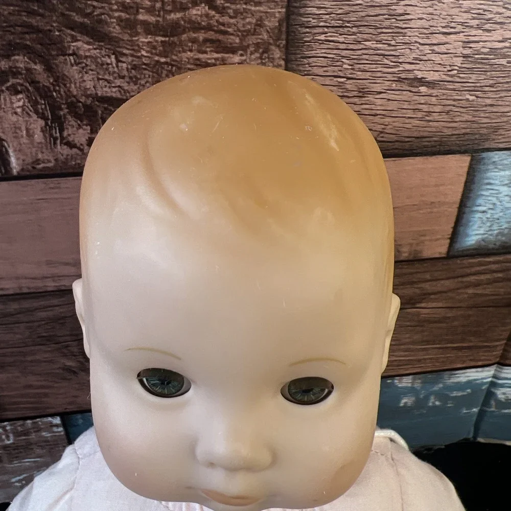 2014- American girl Bitty Baby Auburn hair - Open Close blue eyes baby doll